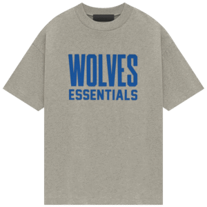 WOLVES ESSENTIALS Printed Logo T Shirt